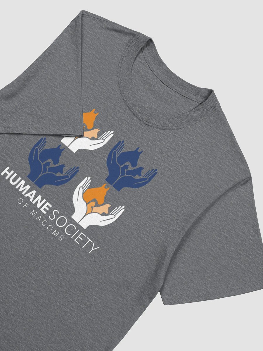Humane Society of Macomb Colored Logo T-Shirt product image (7)