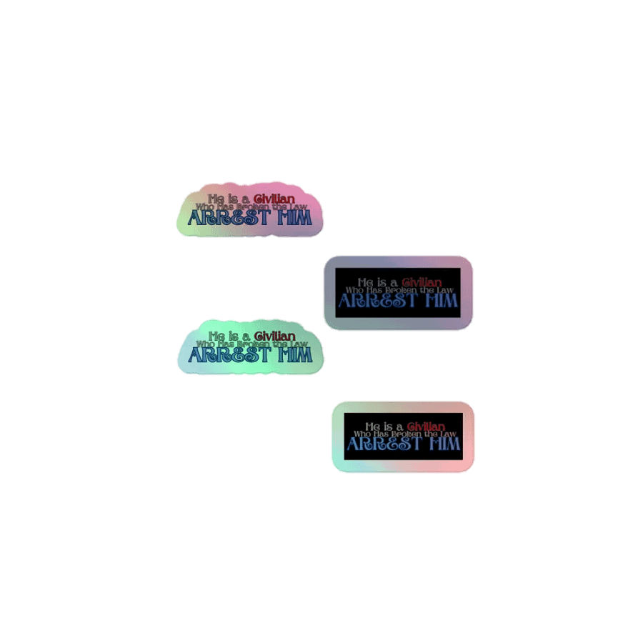 Resistor, Arrest Muskrat, Holo Sticker Pack product image (1)