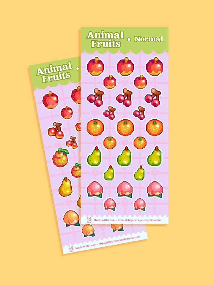 Fruit Sticker Sheet✂️ product image (1)