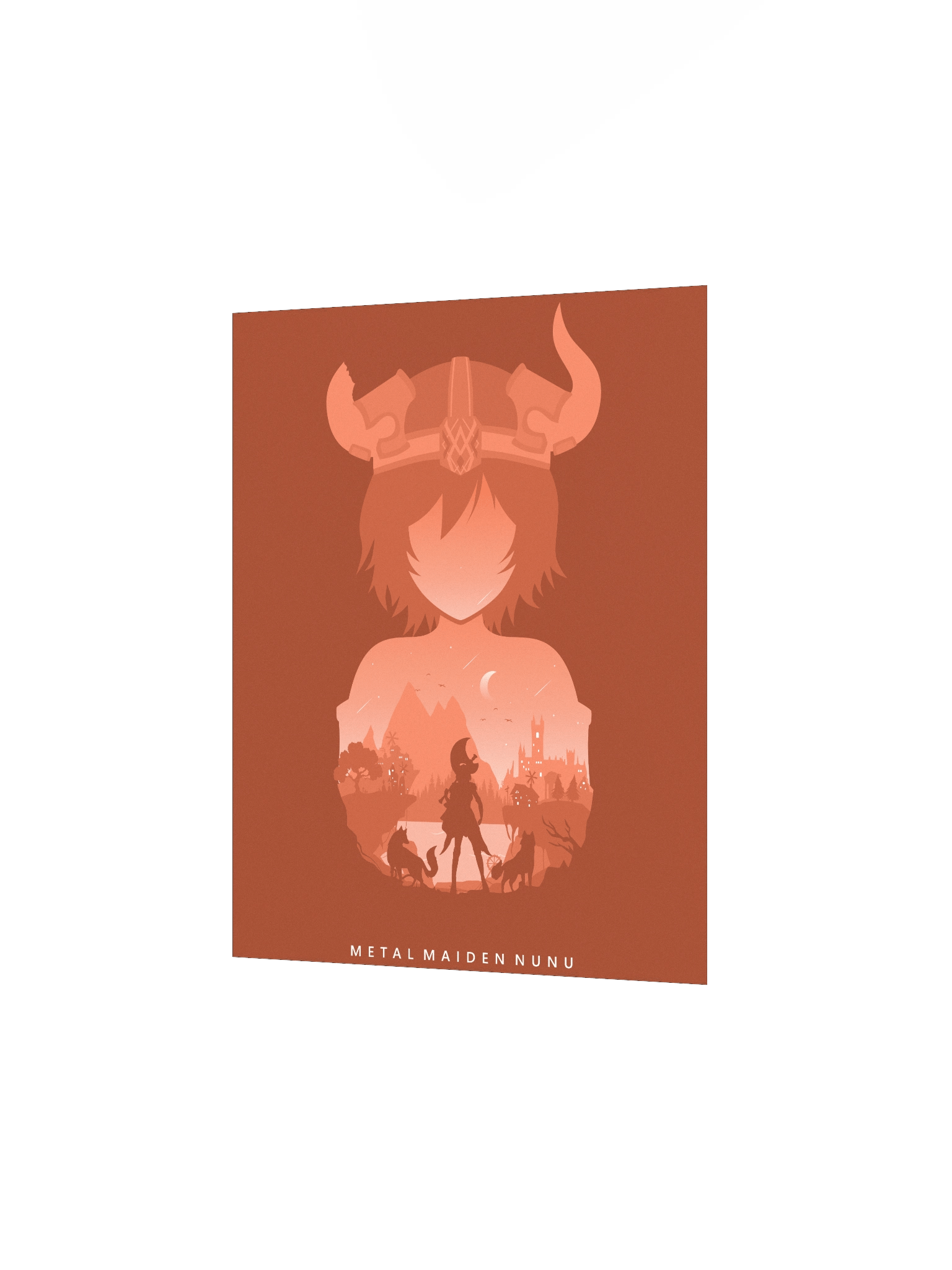 Nunu Minimalist Splash Art Poster product image (2)