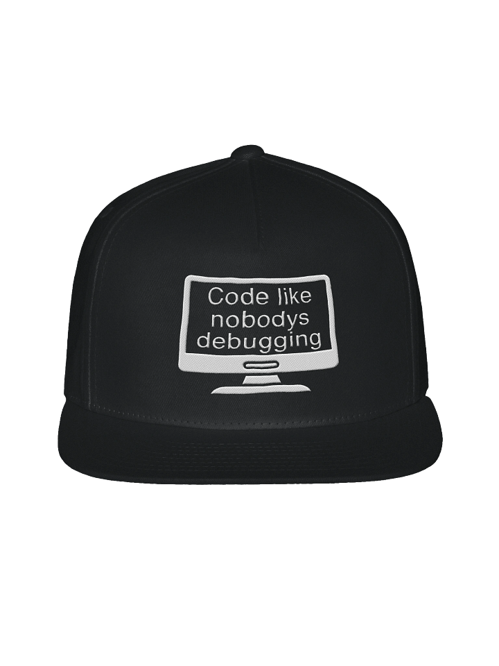 “Code Like Nobody’s Debugging” Snapback Hat – Premium Streetwear Edition product image (1)