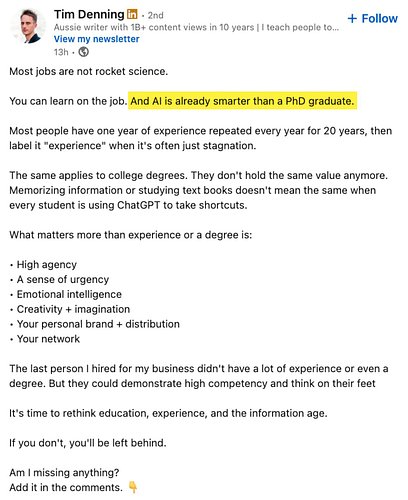 It's popular in today's psychoculture for (an entitled) someone with zero evidence and zero qualifications.... to make a stat...