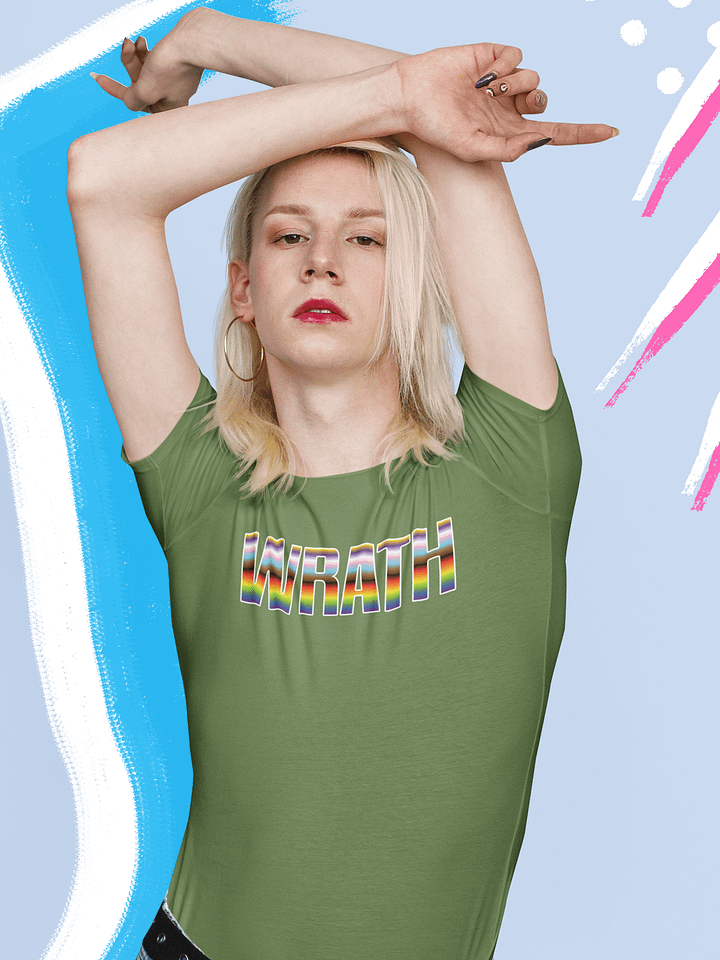 WRATH 2023 stripe supersoft femme-cut t-shirt product image (1)
