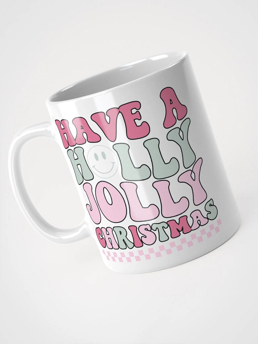 Holly Jolly Christmas-Mug-White product image (3)