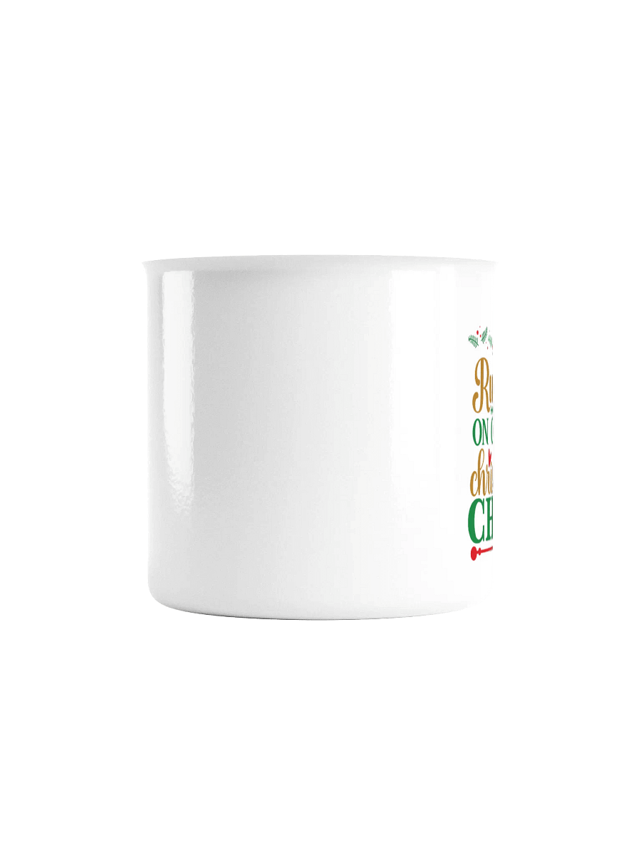 Christmas Cheer Enamel Mug - Left Handed product image (2)