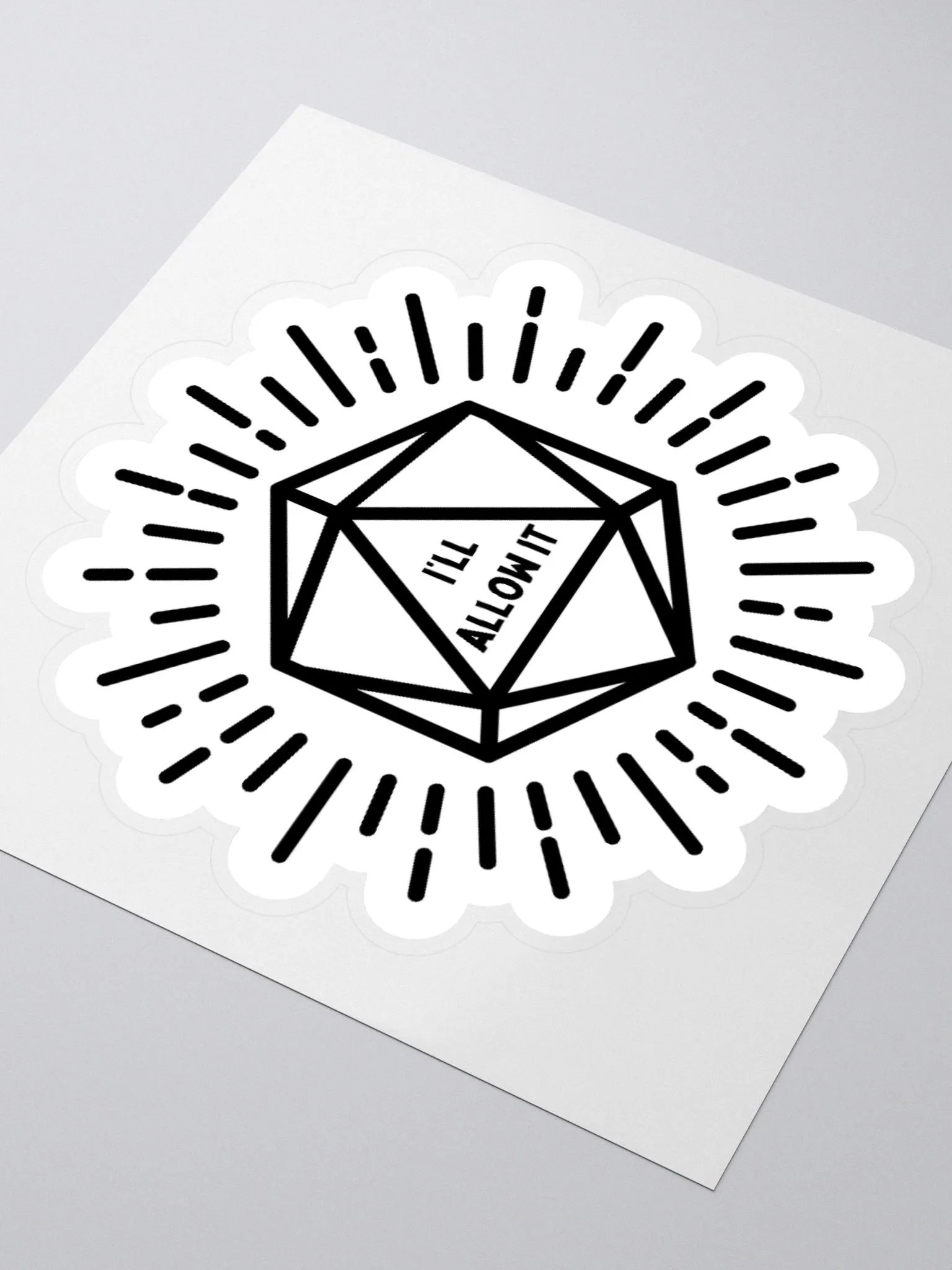 I'll Allow It Kiss Cut Stickers product image (3)