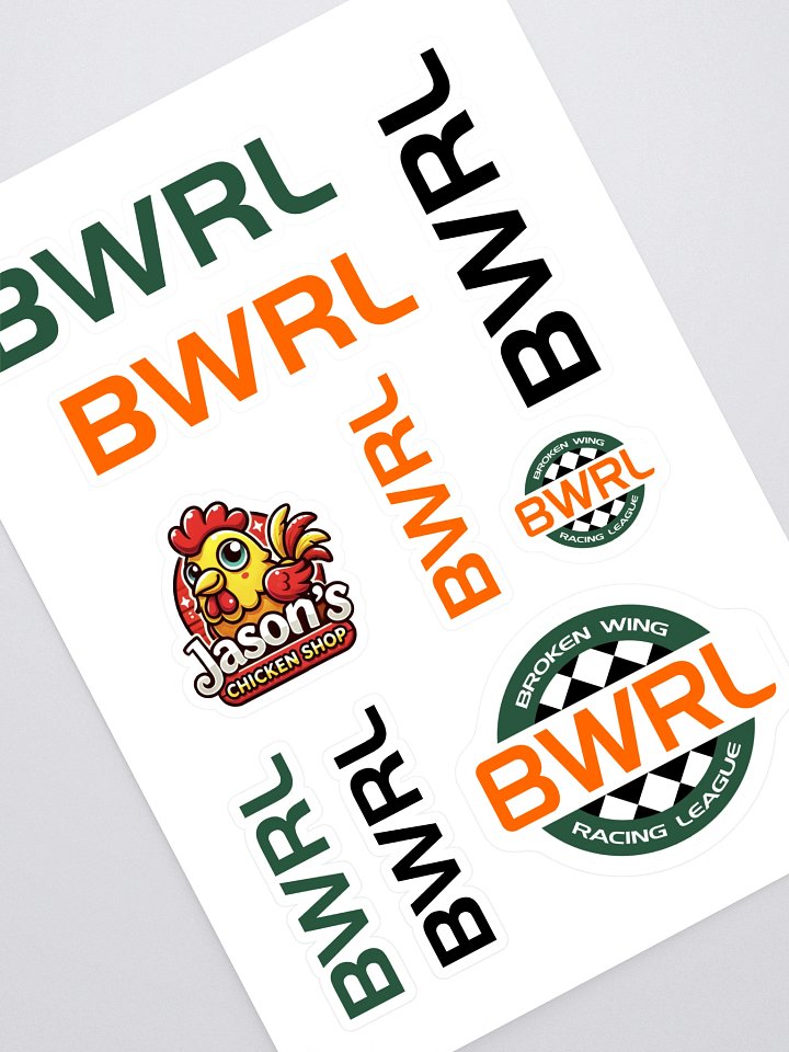 BWRL Assorted sticker sheet product image (1)