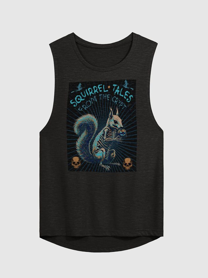 Skeletal Squirrel Halloween Muscle Tank product image (1)