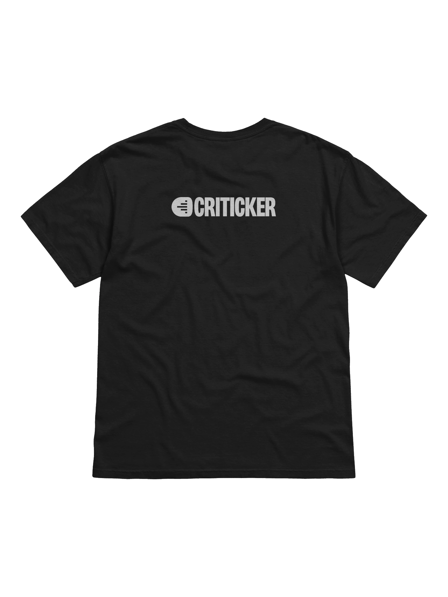 Official Criticker Icon + Logo T-Shirt - White Print product image (7)