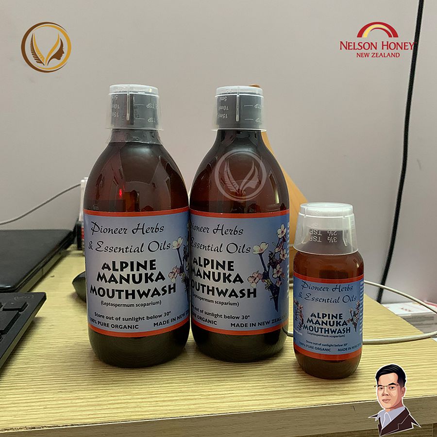 Nước súc miệng mật ong Manuka Nelson Honey Alpine Manuka Mouthwash 500ml product image (3)