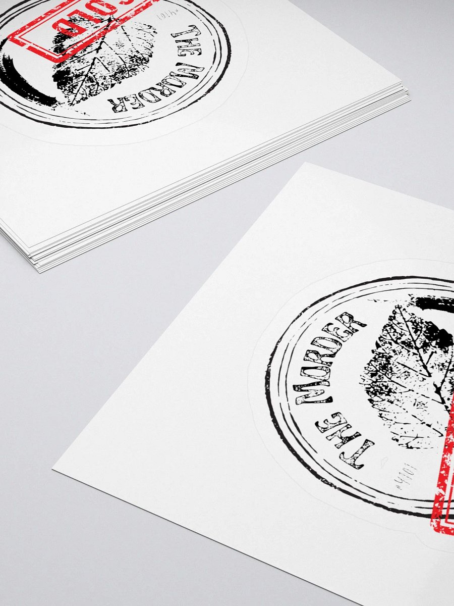 The Morder SOLD circle sticker product image (11)