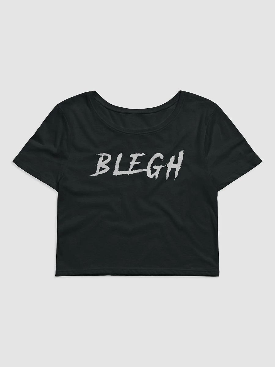 Blegh Crop-top with Purple Logo on Back product image (1)