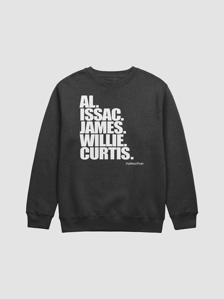 AL GREEN. ISSAC HAYES. JAMES BROWN. WILLIE HUTCH. CURTIS MAYFIELD SWEATER product image (1)