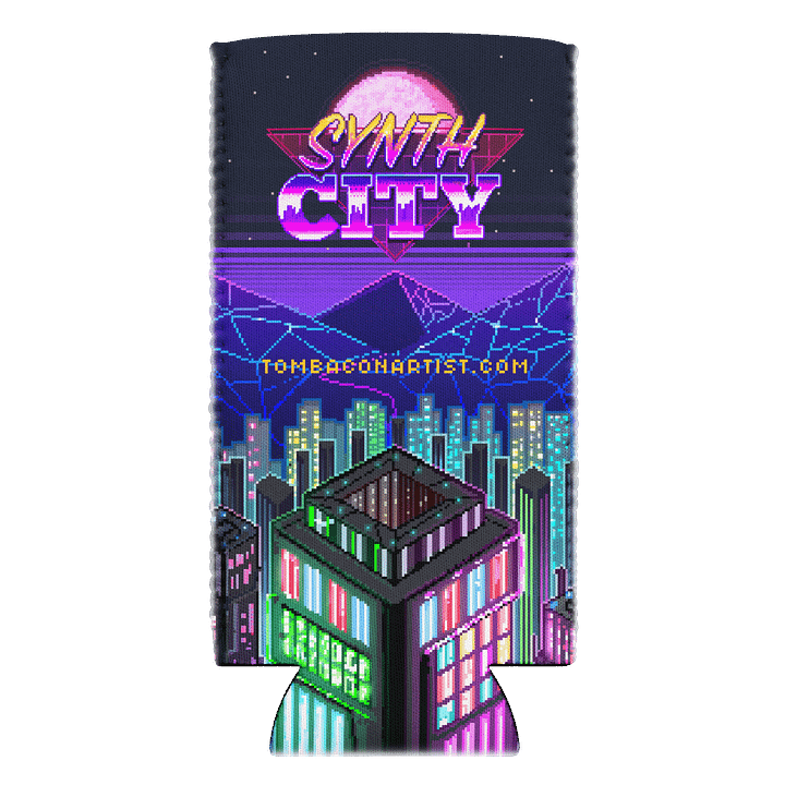 Synth City Towers Coozie product image (1)