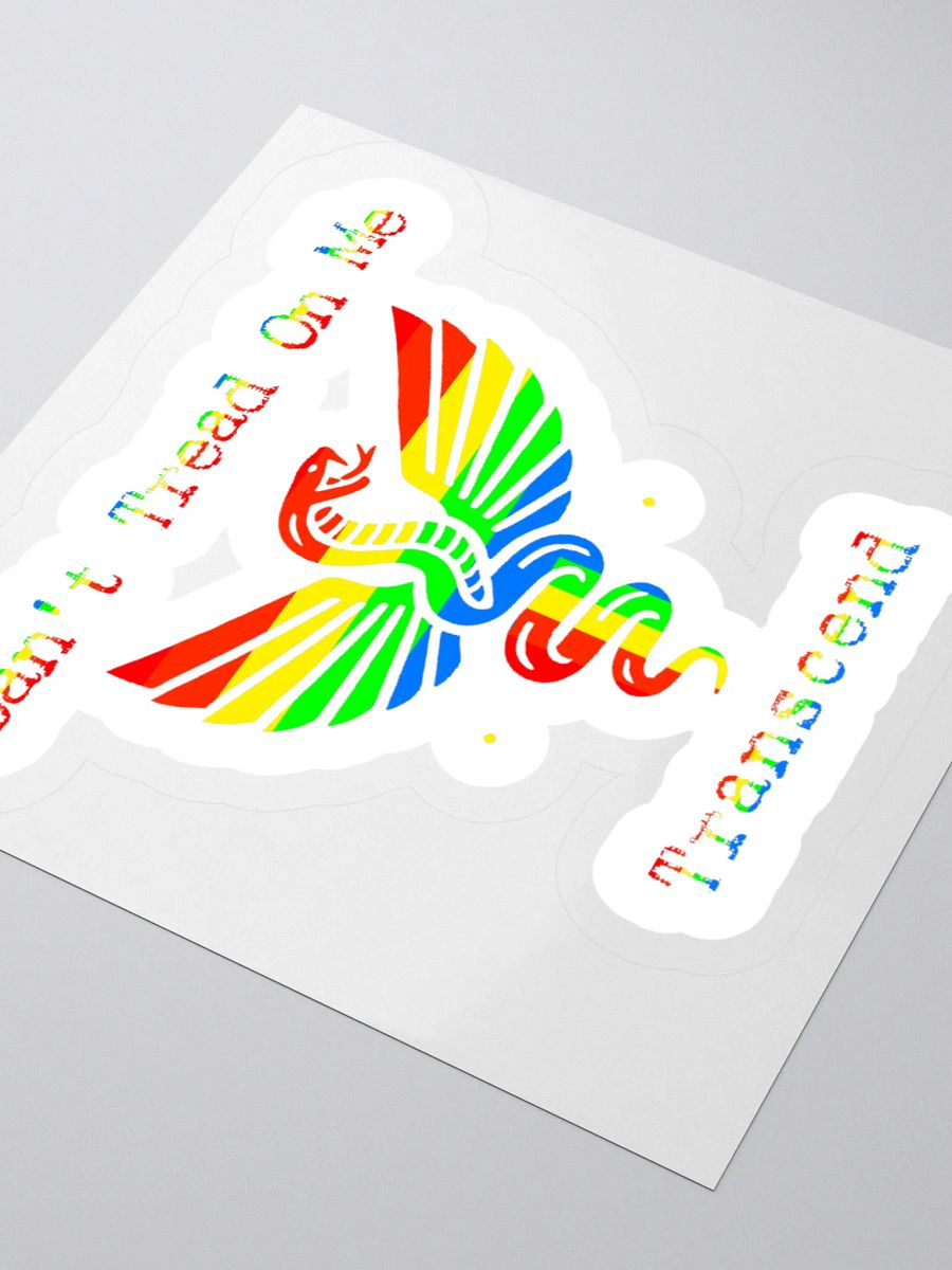 Can't Tread On Me Transcend (Rainbow) Sticker product image (3)
