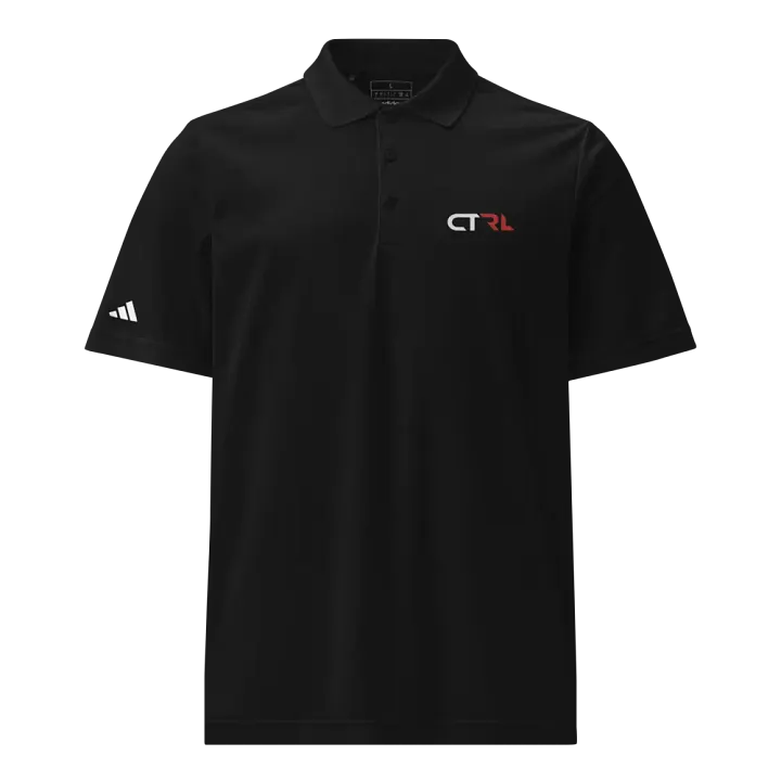 CTRL Adidas Polo Shirt (white logo) product image (1)