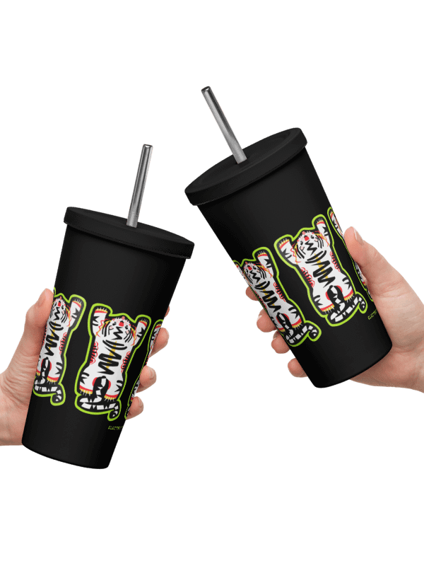 White Electric Tiger - Insulated Tumbler product image (2)