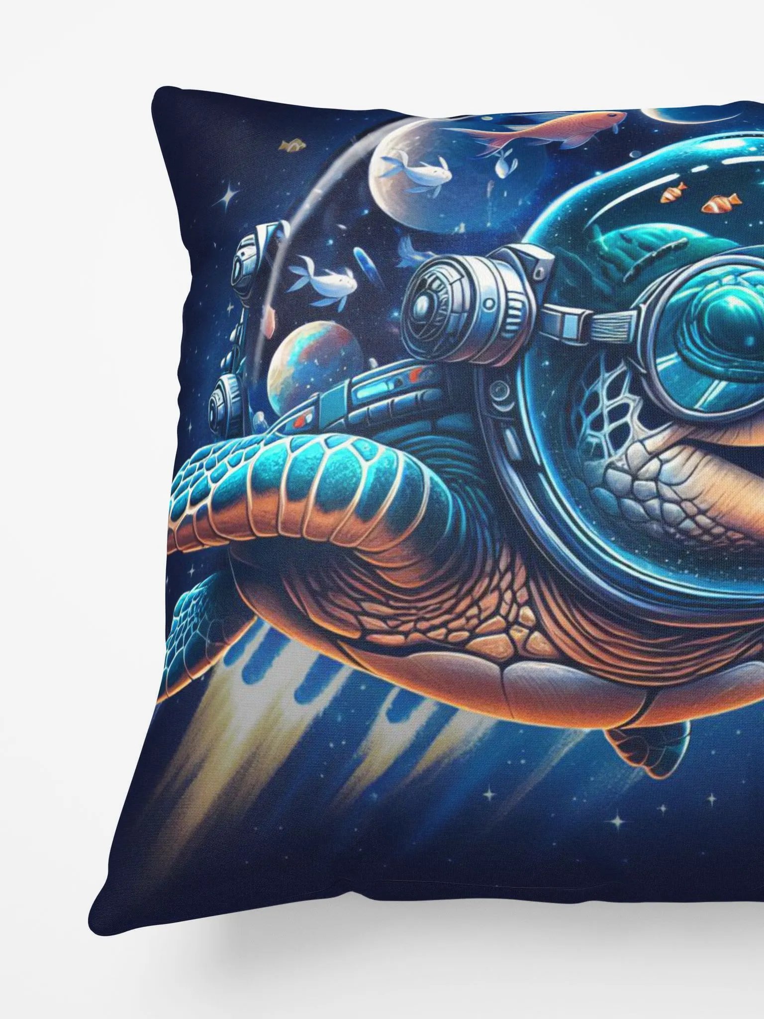 RamJet's Groovy Space Turtle Pillow product image (4)