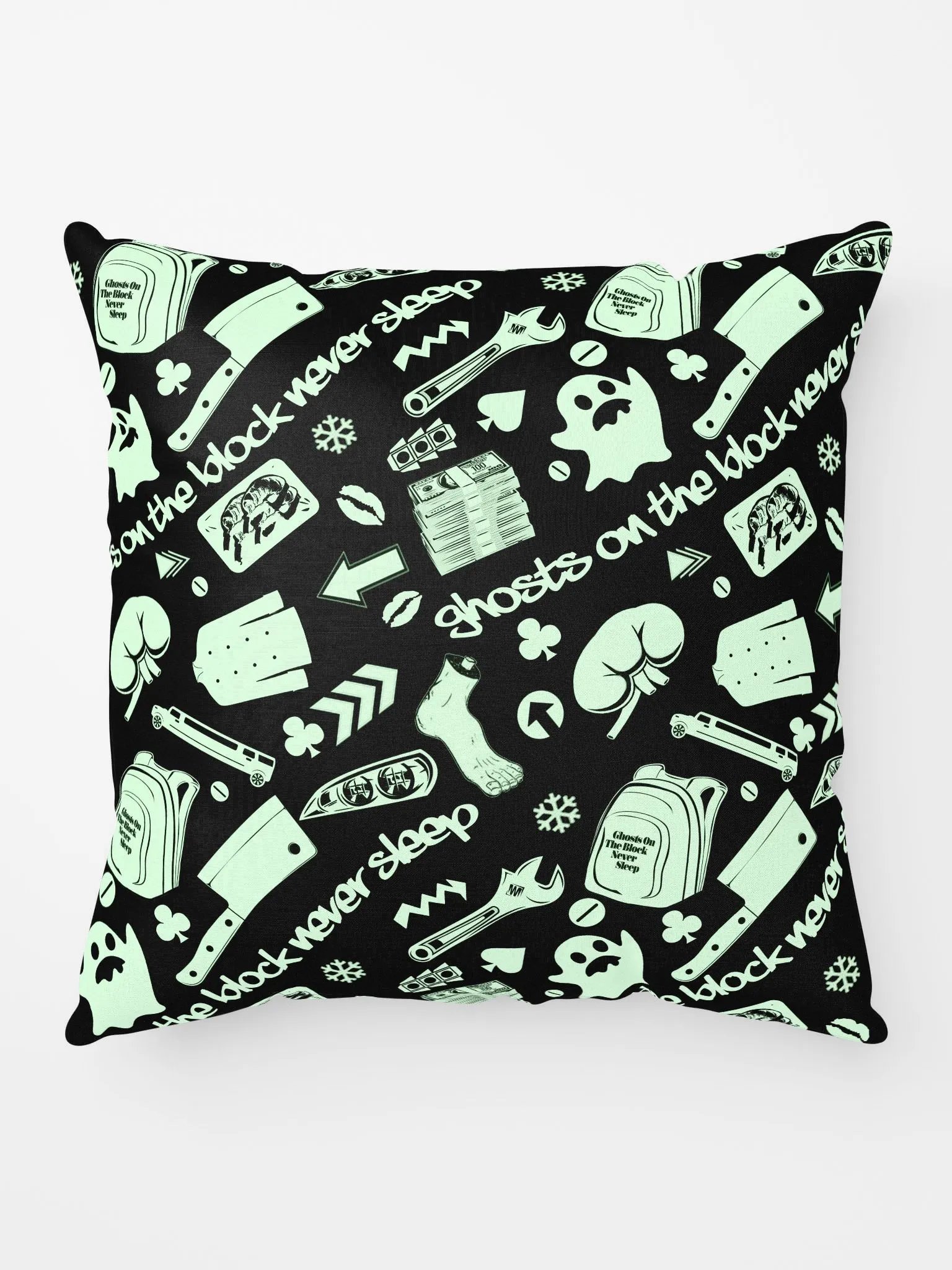 A8M - Ghosts On The Block Never Sleep Shorty Pillow (Creamy April) product image (5)