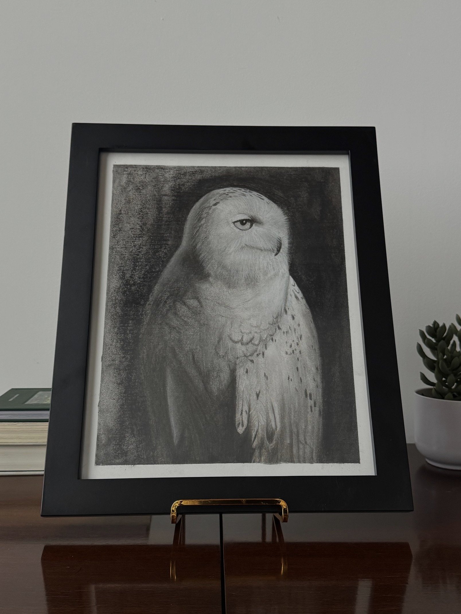 Original Snowy Owl Drawing (1 of 1) product image (1)