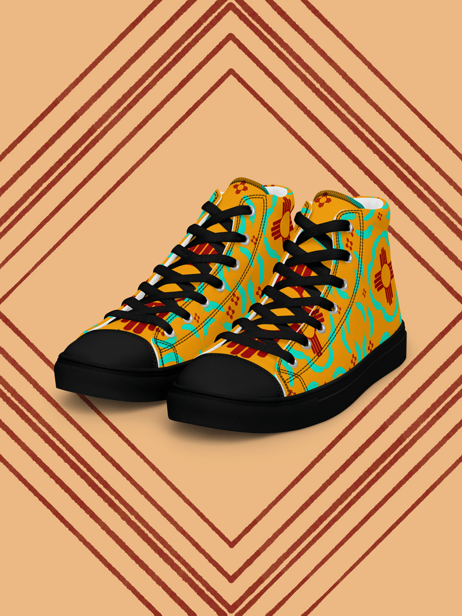 Zia Turquoise Feather High Tops product image (4)
