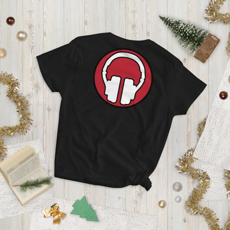 Women's Tribe Front | Headphones Back Print Gildan Middleweight T-Shirt product image (9)