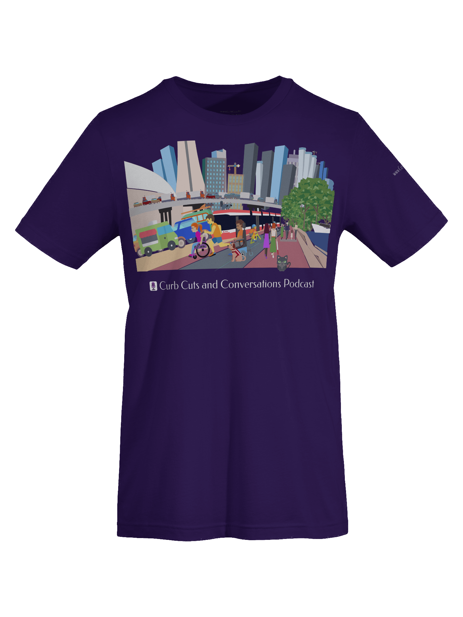 Curb Cuts and Conversations (Queen's Quay, Toronto Design): SuperSoft Tee product image (18)