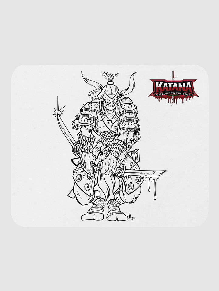 Samurai Mouse pad product image (1)