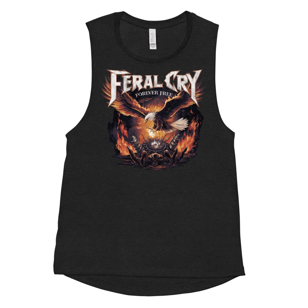 Feral Cry Forever Free Eagle Women's Tank product image (11)
