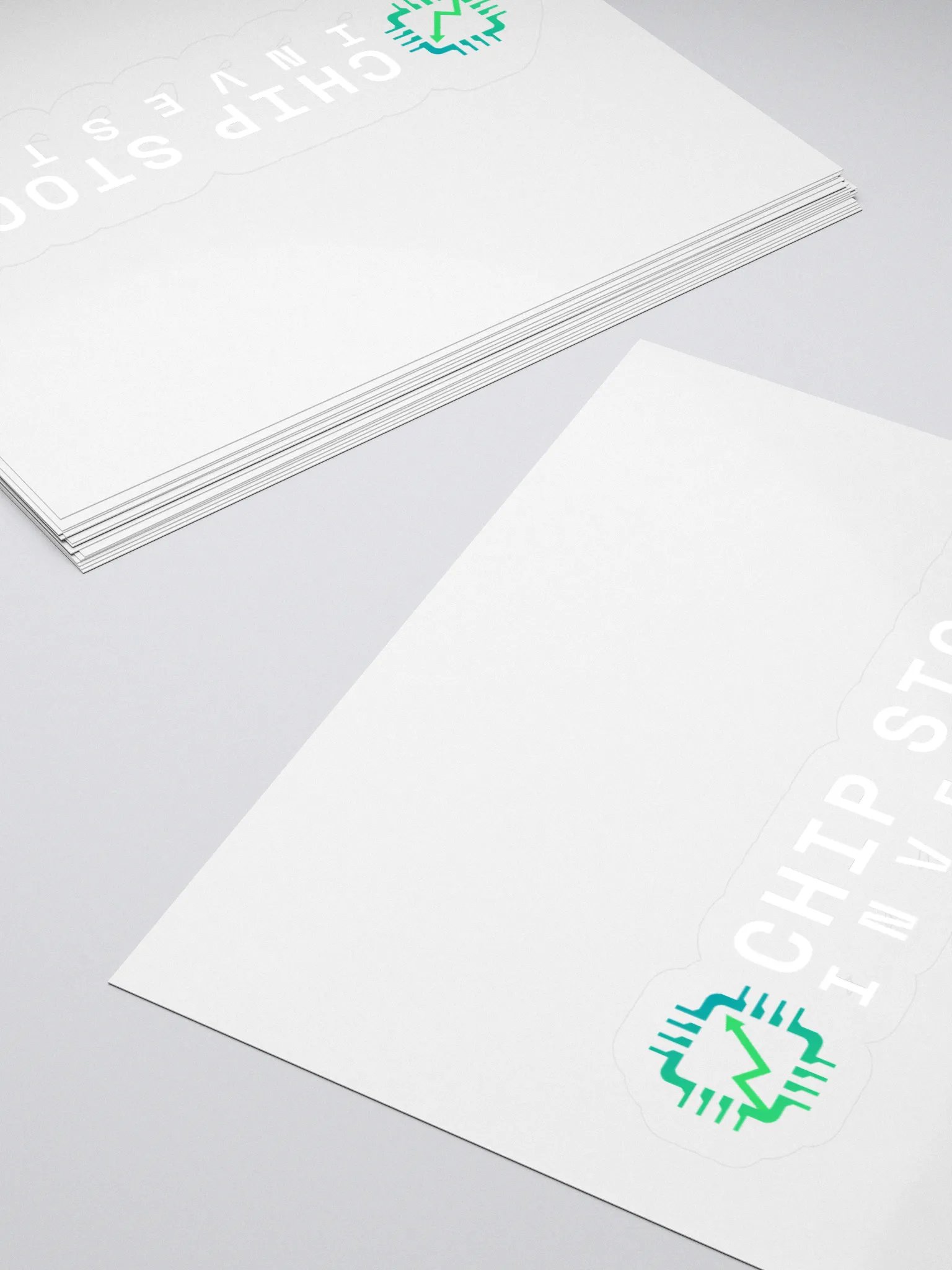 Chip Stock Investor Kiss Cut Stickers product image (13)