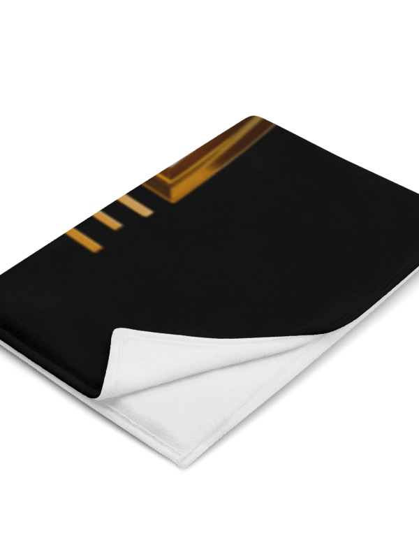 Lucrative Gold Diamonds Black Blanket product image (7)