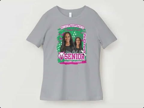 Mint Green & Pink Graduation Flyer Template | Editable Class of 2025 Canva Design | Senior Poster with Photo | Girl Grad Party Sign product image (2)