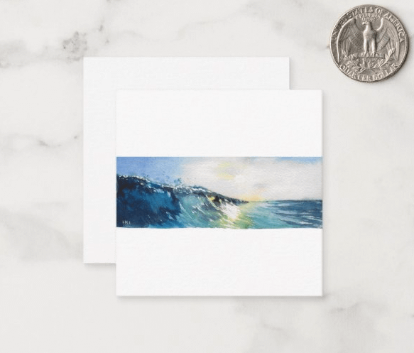 LKI Art Mini Greeting Card - “Rise” product image (1)