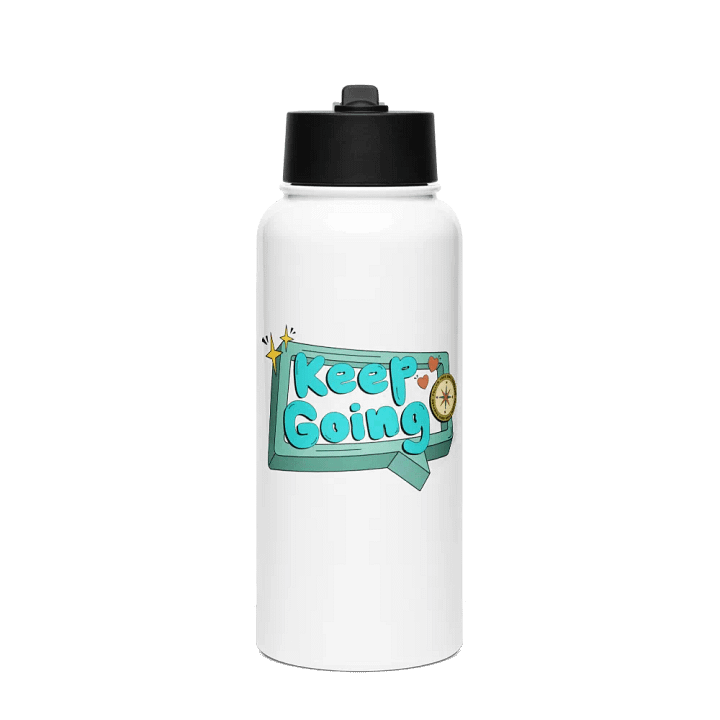 keep going ♡ water bottle product image (1)