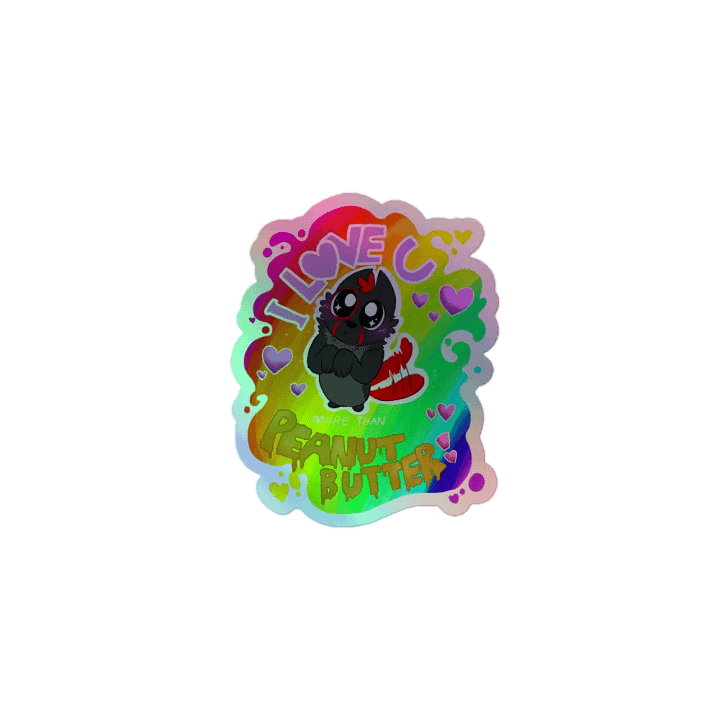 Fury Loves You Pride Holographic Sticker product image (1)