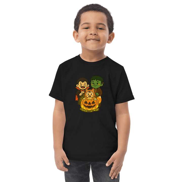 Spooktacular Toddler Halloween Jersey Tee product image (1)