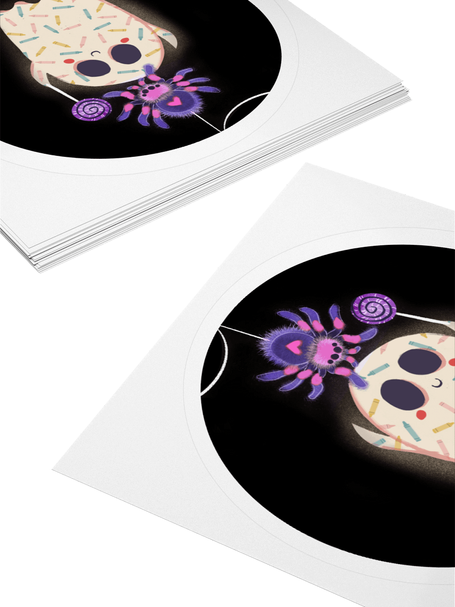 Little Ghost & the Pet Spider - Vinyl Sticker product image (4)