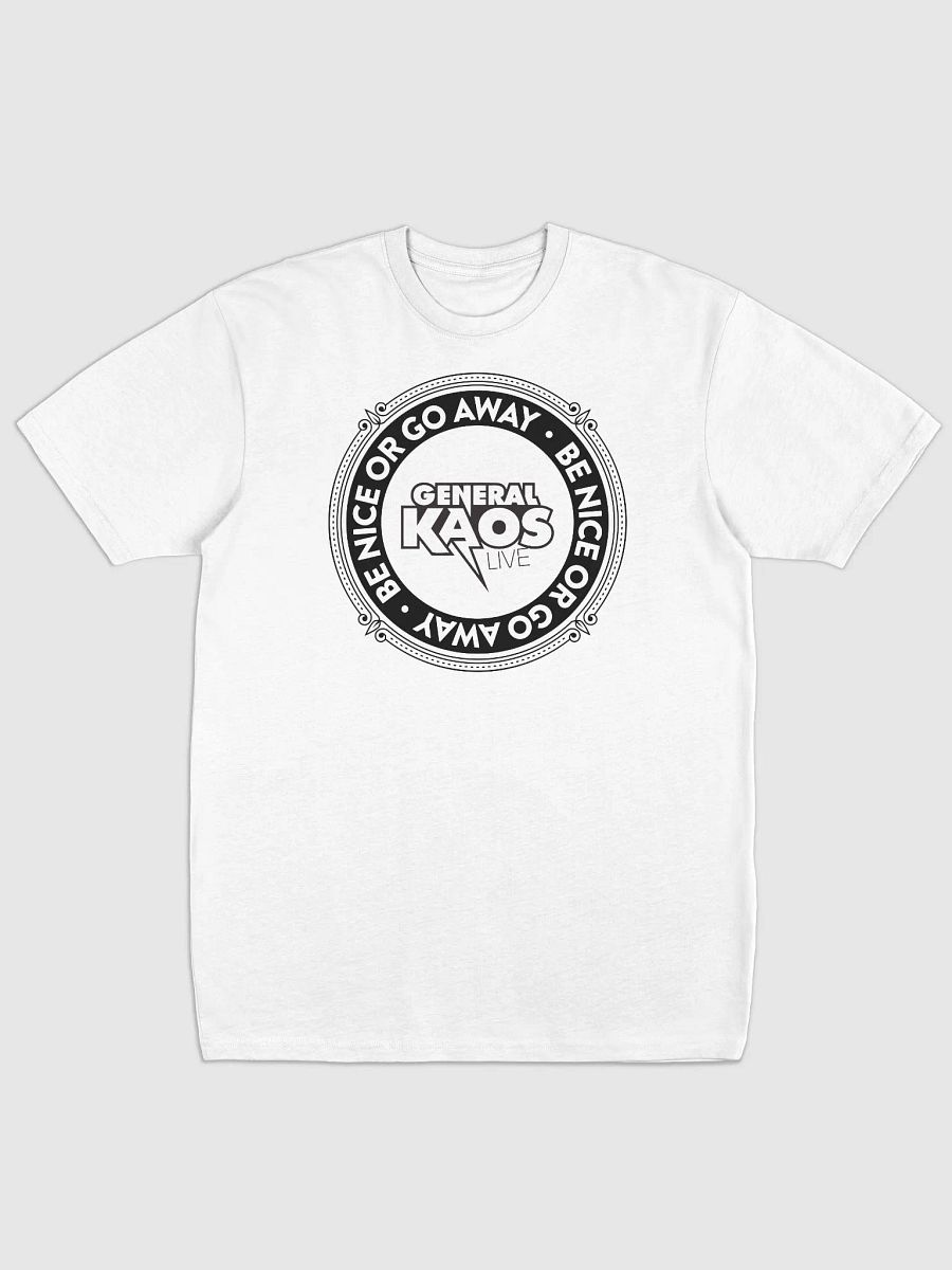 BE NICE (Dark Logo / Light Tee) product image (3)