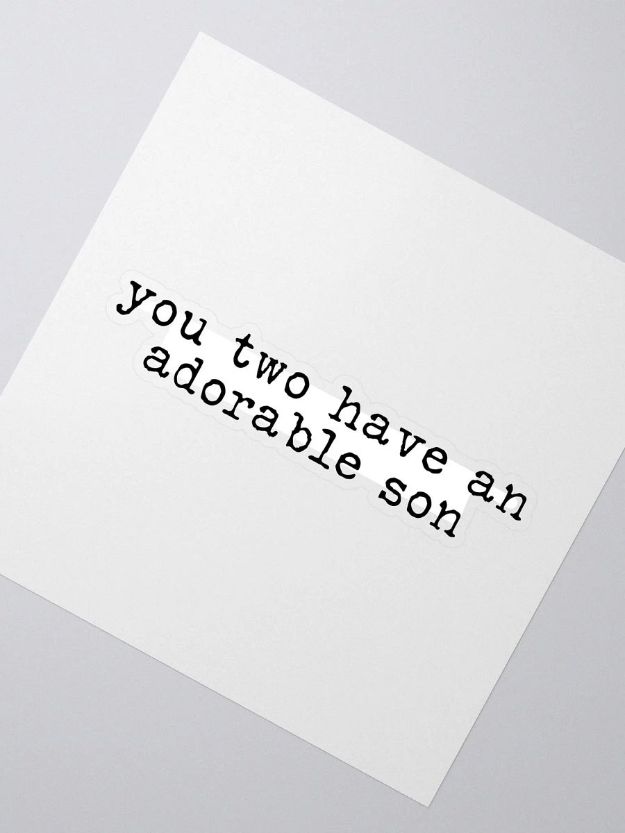 Adorable Son Buddie Quote Sticker product image (2)