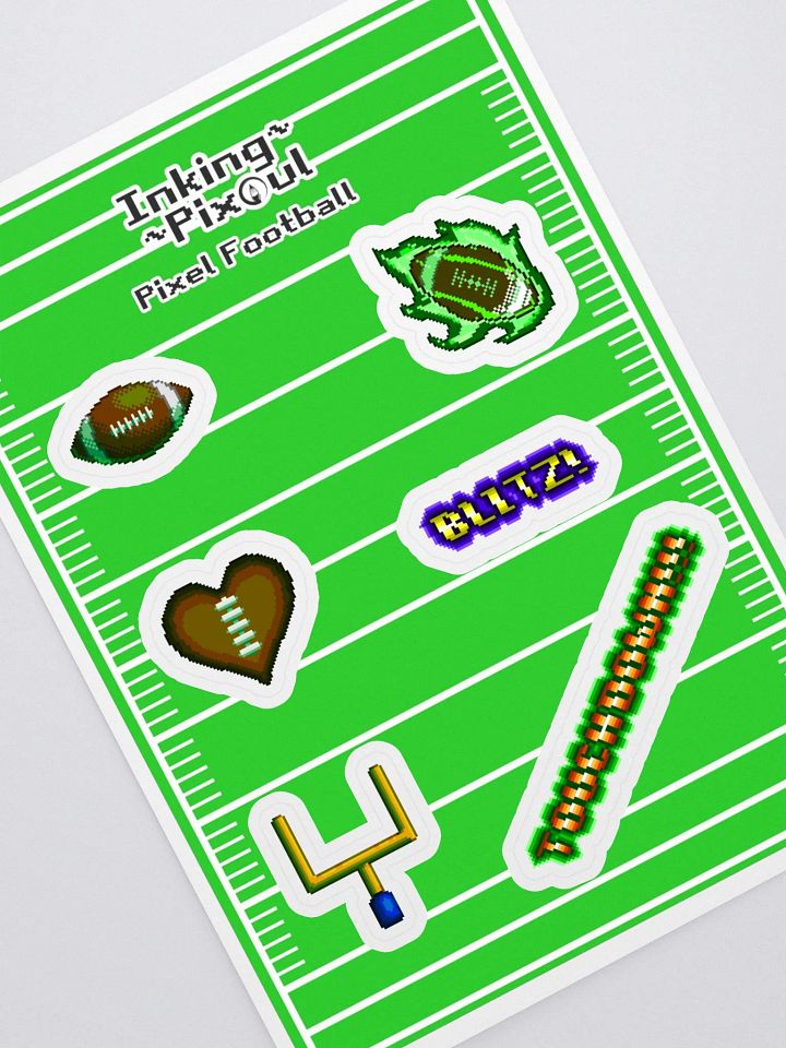 Pixel Football Sticker Sheet product image (1)