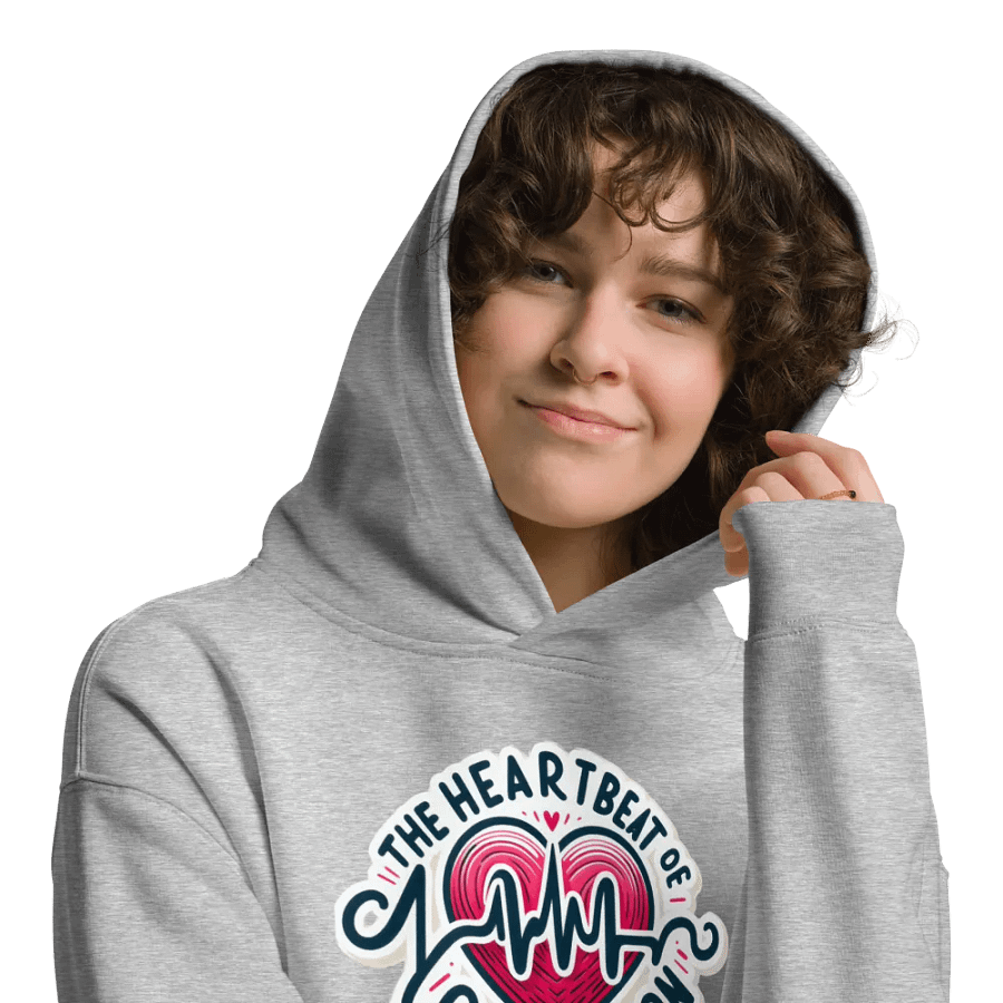 Compassionate Heartbeat Oversized Hoodie product image (39)