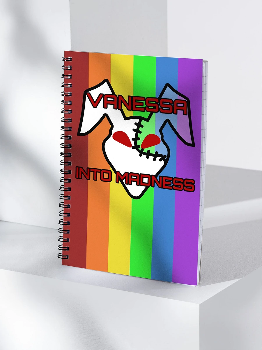 Vanessa Into Madness Rainbow Notebook product image (3)