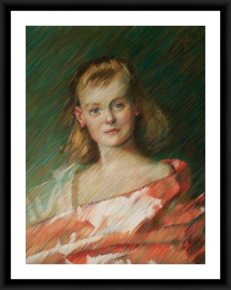Portrait of Princess Wilhelmina (Tribute to Thérèse Schwartze) - 23-08-24 product image (2)