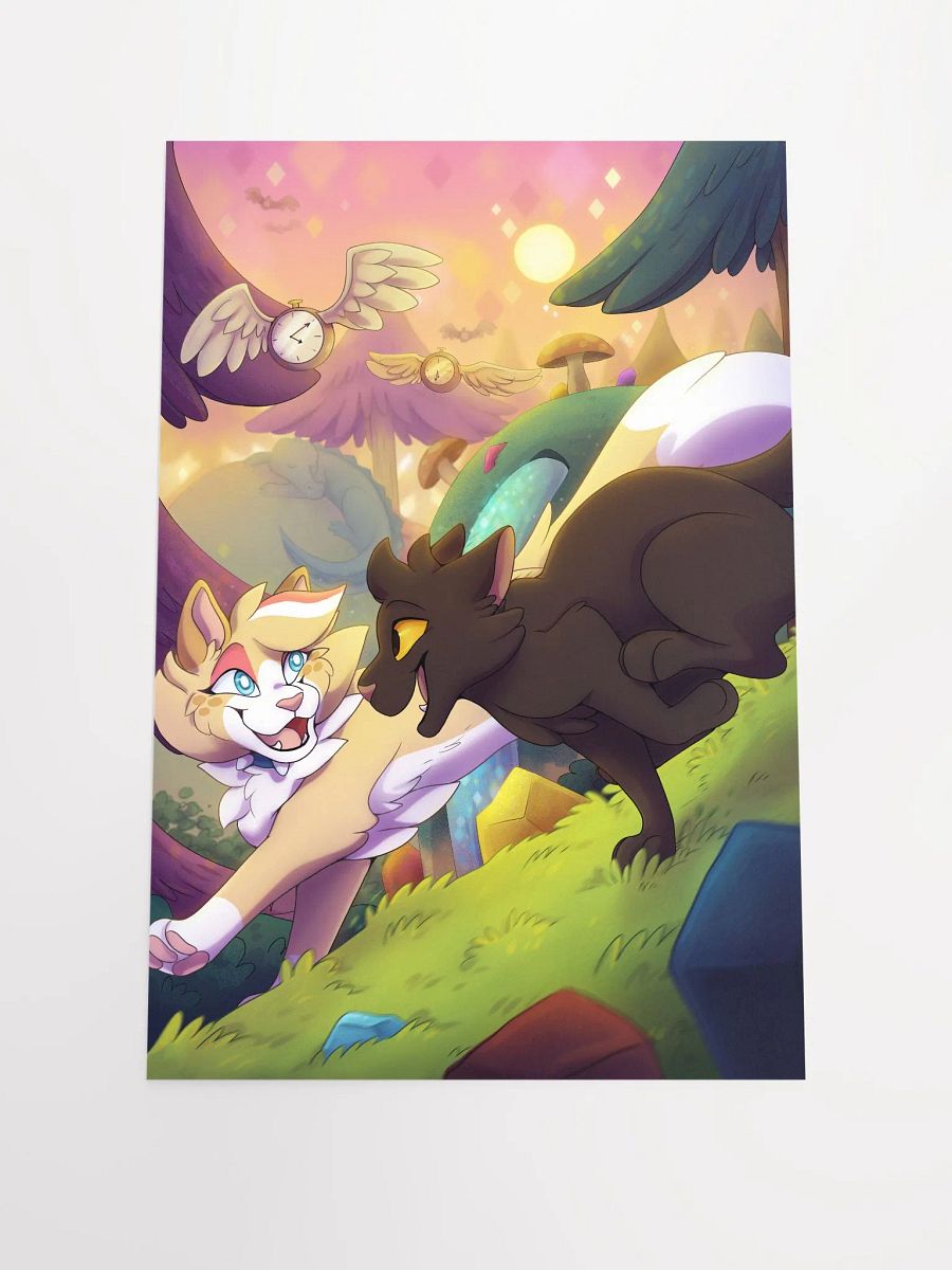Cream & Spooky Cryptic Universe Poster (Textless) product image (1)