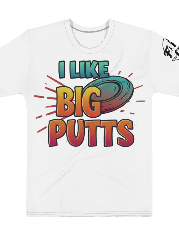 Fancy Lads Men's White T-Shirt "I Like Big Putts" product image (1)