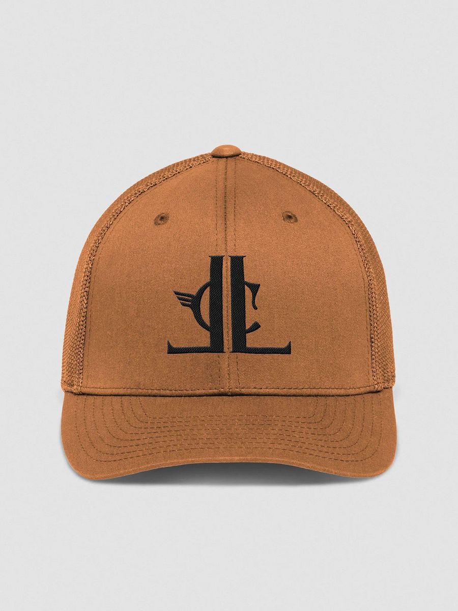 Legacy Co Official - Black Logo Flexfit Mesh Back Trucker Hat product image (9)