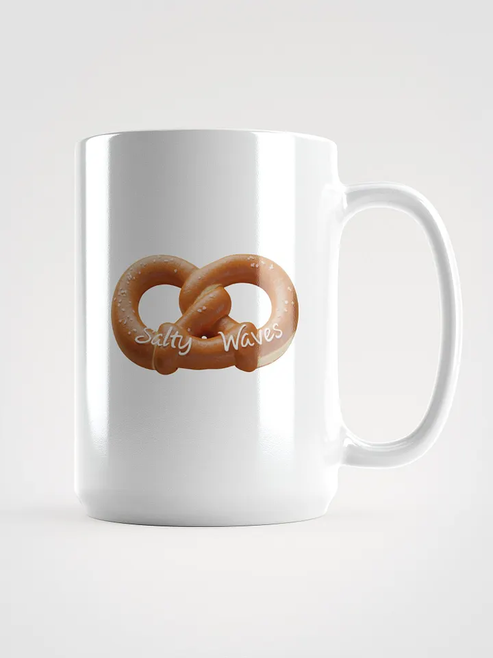 Pretzel Salty Waves White Glossy Mug product image (1)