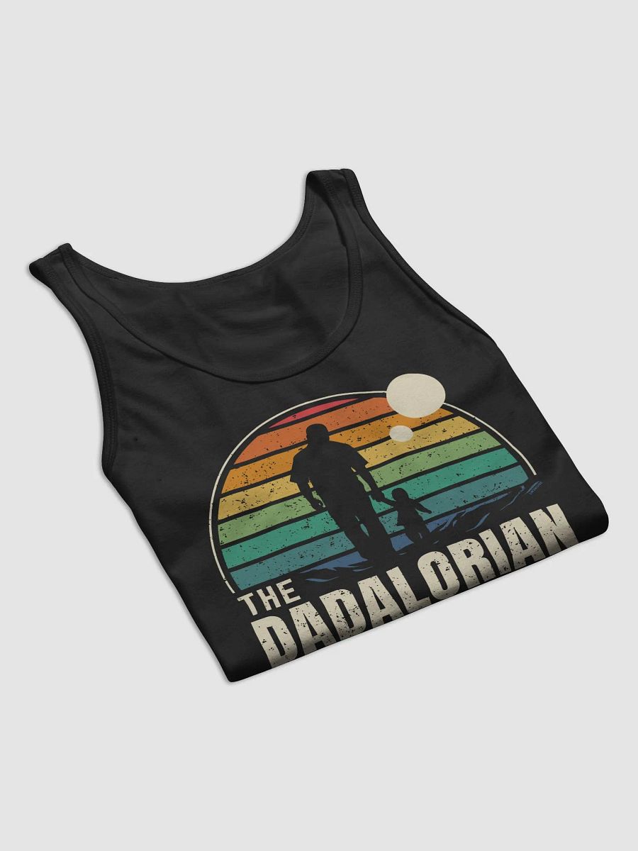 Sunset Dadalorian Best Dad Ever - Tank Duplex printing product image (8)