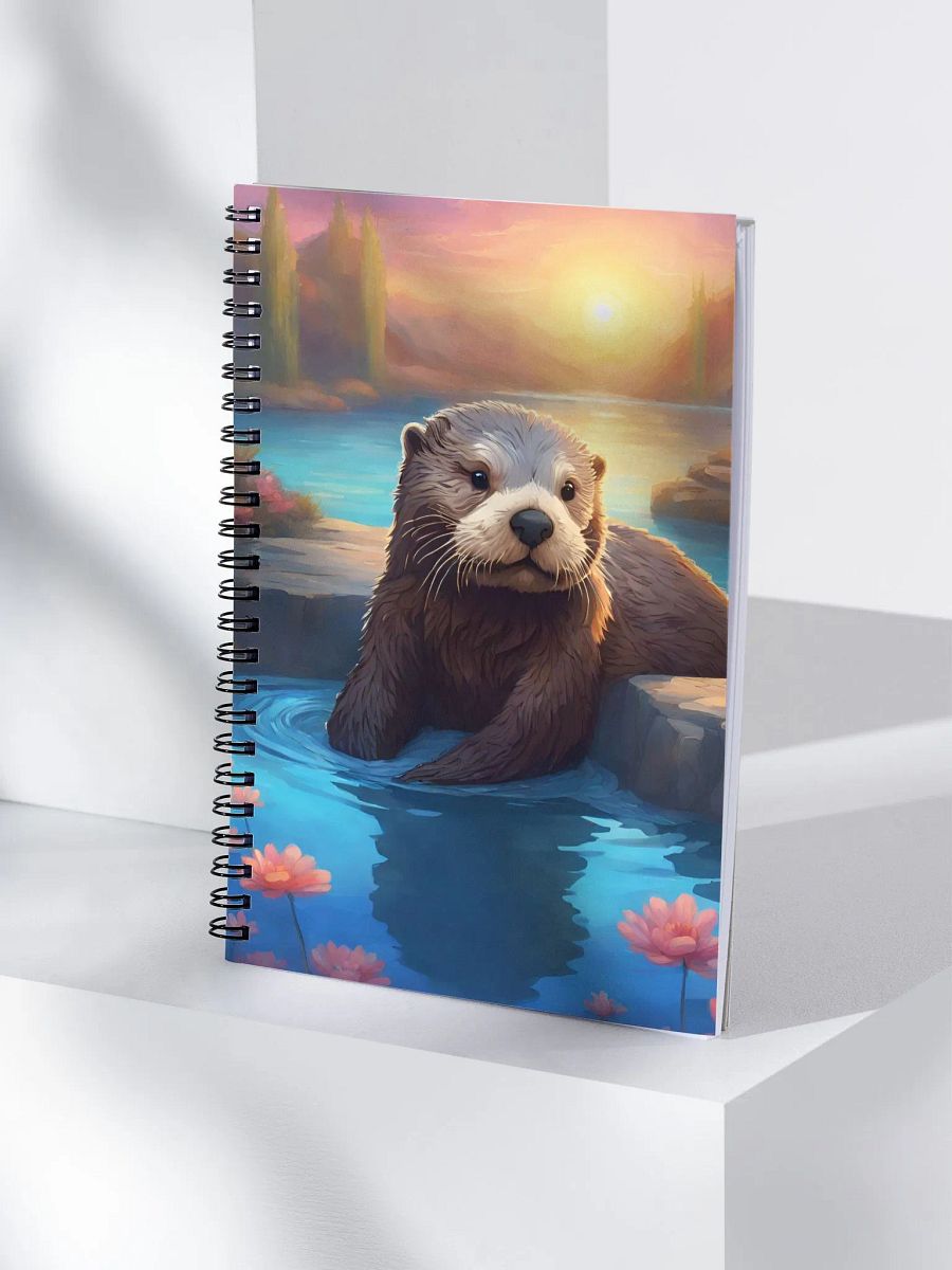 Otter Serenity Spiral Notebook product image (4)