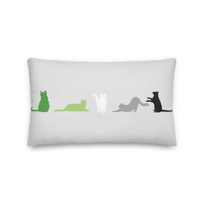 Aromantic Pride Kitty Pillow product image (5)